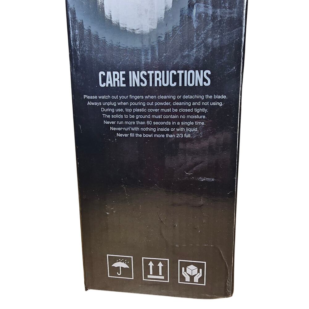 Brand New Wirsh Electric Coffee Grinder Msrp $30 Model M200G Stainless Steel - Picture 5 of 5